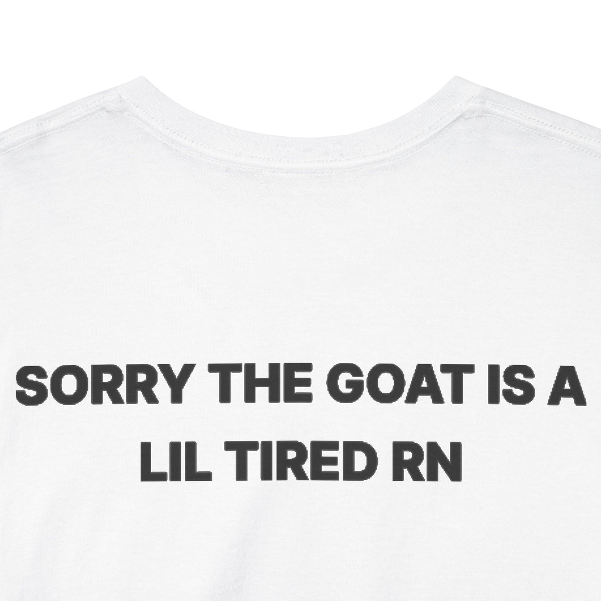 SORRY THE GOAT IS A LIL TIRED RN Tee