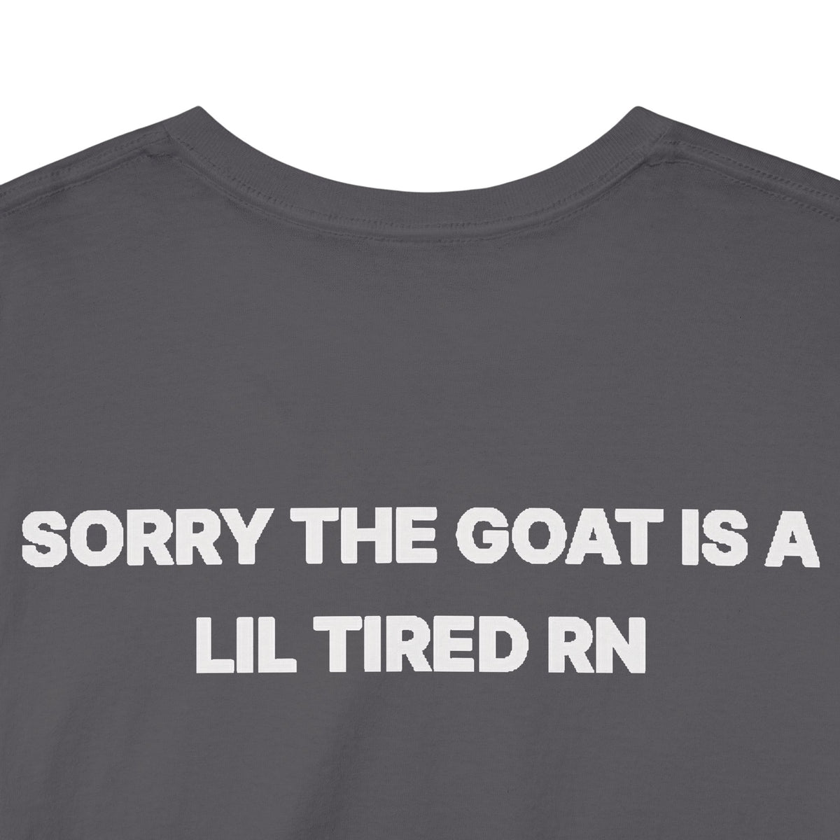 SORRY THE GOAT IS A LIL TIRED RN Tee