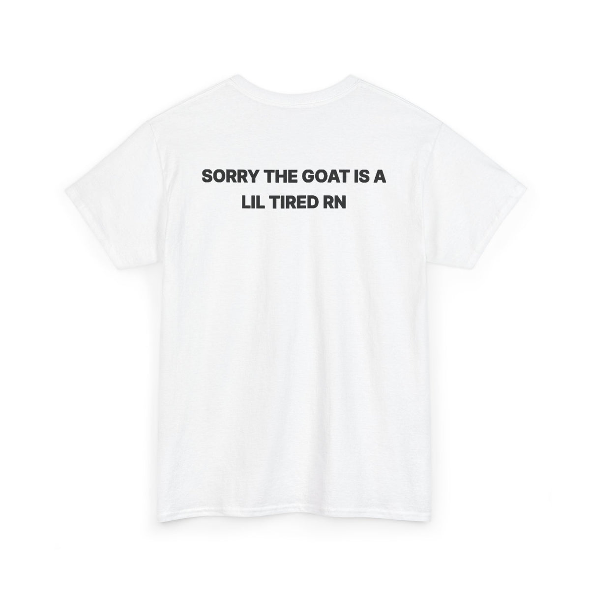 SORRY THE GOAT IS A LIL TIRED RN Tee