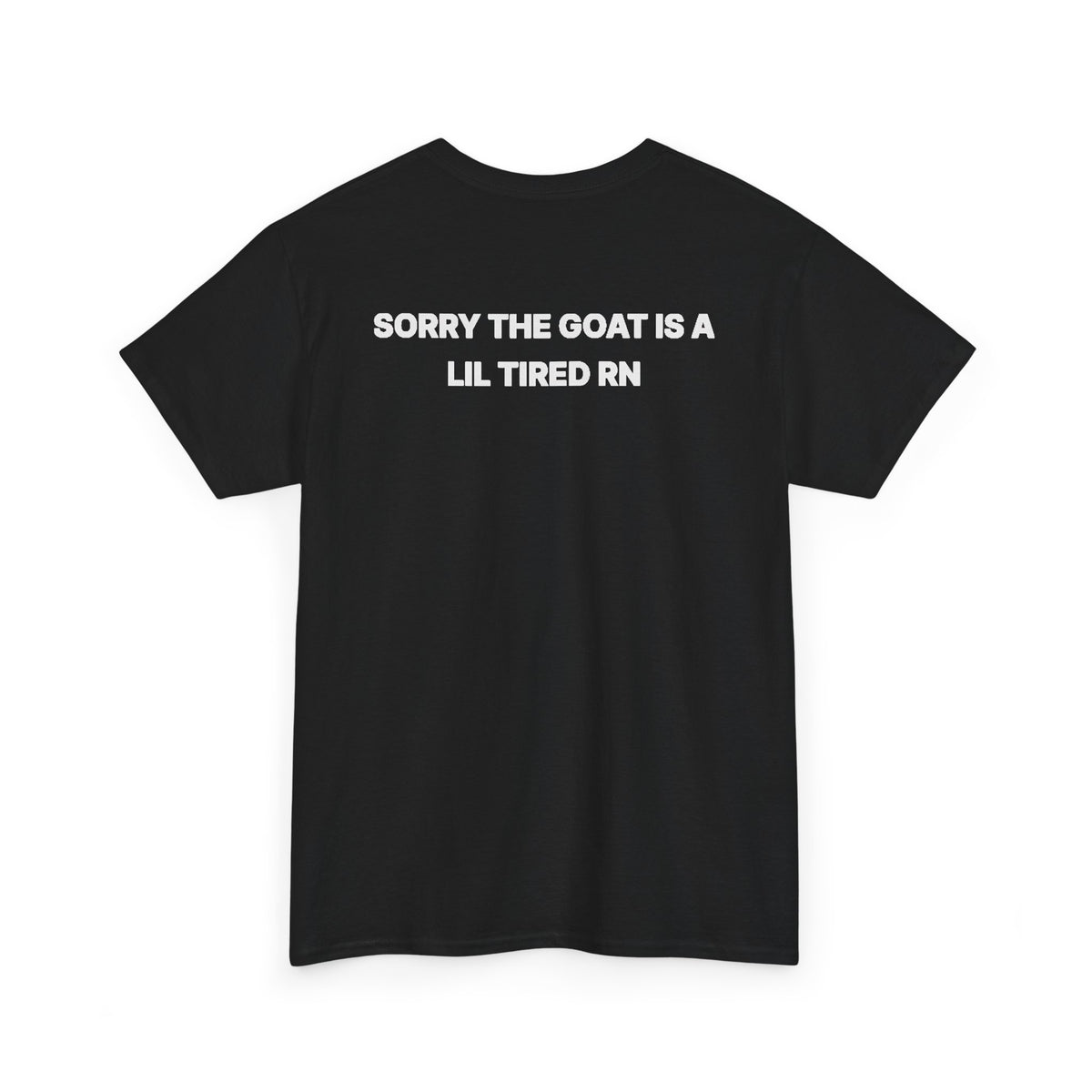 SORRY THE GOAT IS A LIL TIRED RN Tee
