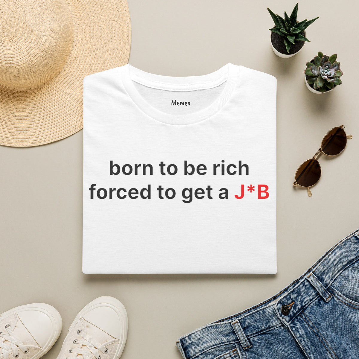 Born to be rich Tee Shirt