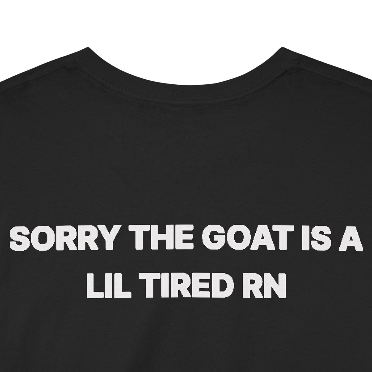 SORRY THE GOAT IS A LIL TIRED RN Tee